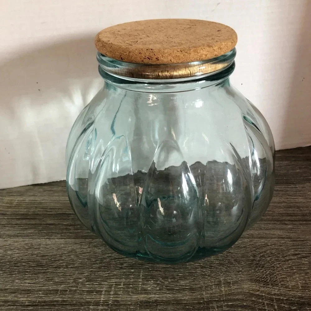 Vtg Italian Glass Jar - Picture 2 of 9